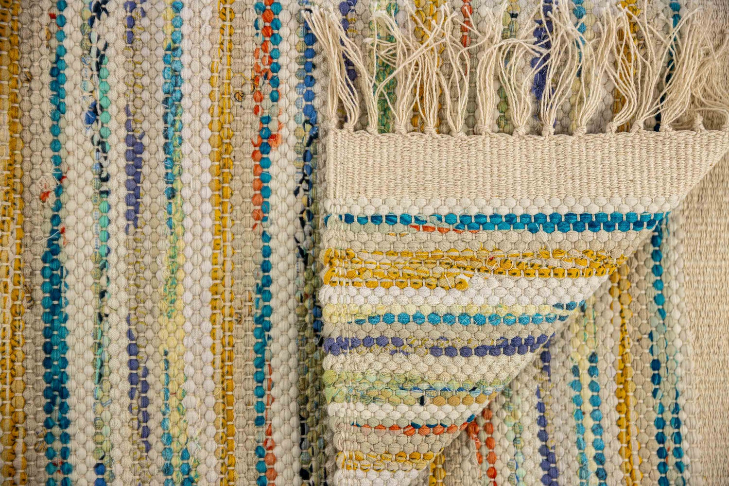 New Handwoven Sari Bathmat -(Eclectic)