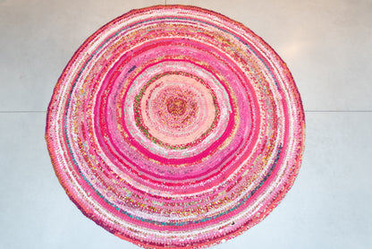 Rug Tropical Peacock Round Large 10