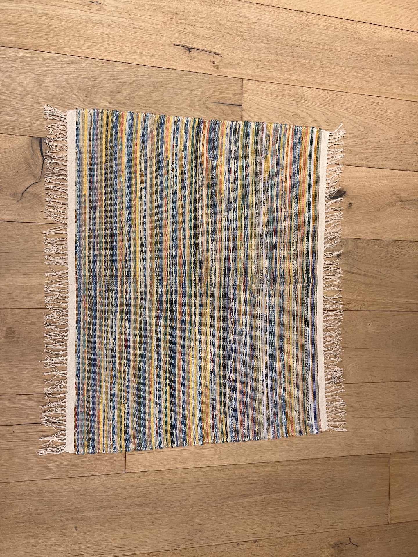 New Handwoven Sari Bathmat -(Eclectic)
